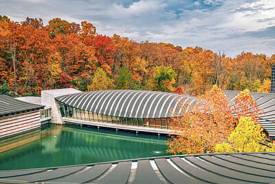 Recently Sold - Mountain Royalty Free Images - Autumn Splendor At Crystal Bridges Museum Royalty-Free Image by Gregory Ballos