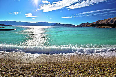 Achieving - Baska. Idyllic pebble beach in town of Baska view by Brch Photography