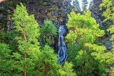 1-war Is Hell - Bridal Veil Falls in Spearfish Canyon by Gestalt Imagery