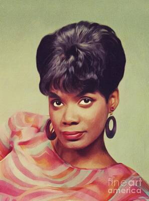 Vintage Baseball Players Rights Managed Images - Carla Thomas, Music Legend Royalty-Free Image by Esoterica Art Agency