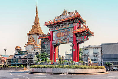 Royalty-Free and Rights-Managed Images - Chinatown Gate by Manjik Pictures