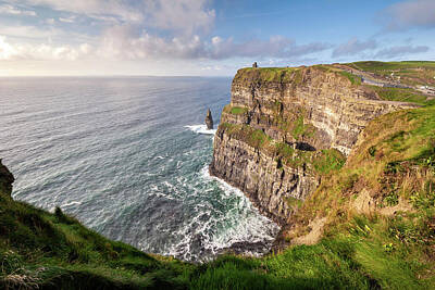 Featured Tapestry Designs - Cliffs of Moher co. Clare Ireland by Pierre Leclerc Photography