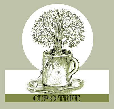 Royalty-Free and Rights-Managed Images - Cup O Tree by Greg Joens