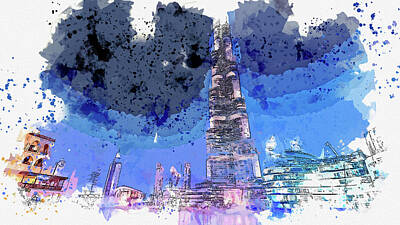 Abstract Skyline Rights Managed Images - .Dubai, United Arab Emirates, UAE - No 0719 Royalty-Free Image by Celestial Images