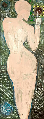 Nudes Paintings - Elon Musks girl by Yelena Wilson