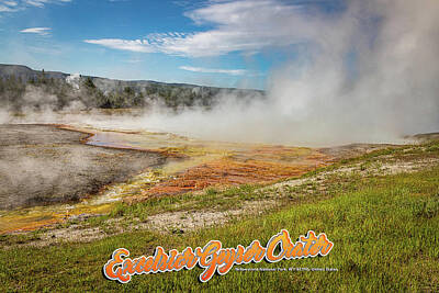 Studio Grafika Typography Royalty Free Images - Excelsior Geyser Crater Yellowstone Royalty-Free Image by Gestalt Imagery
