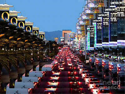 Paris Skyline Royalty Free Images - Fabulous Las Vegas Royalty-Free Image by Scott Cameron