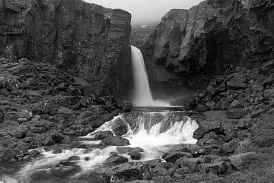 Marilyn Monroe - Folaldafoss Waterfall 3122 by Bob Neiman