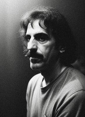 Jazz Photo Royalty Free Images - Frank Zappa, Music Star Royalty-Free Image by Esoterica Art Agency