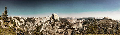 Airplane Paintings - Glacier Point View Yosemite National Park by Gestalt Imagery