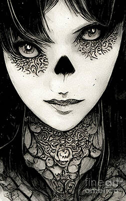 Fantasy Digital Art - Halloween manga by Sabantha