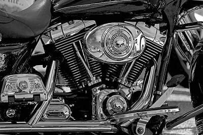 Gaugin Rights Managed Images - Harley Davidson  Fat Boy Motorbike Royalty-Free Image by Derek Beattie