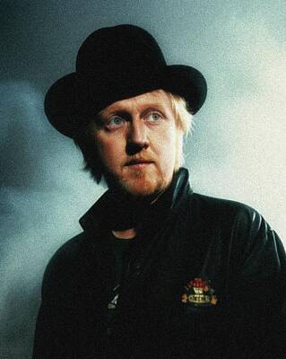 Jazz Photo Royalty Free Images - Harry Nilsson, Music Legend Royalty-Free Image by Esoterica Art Agency