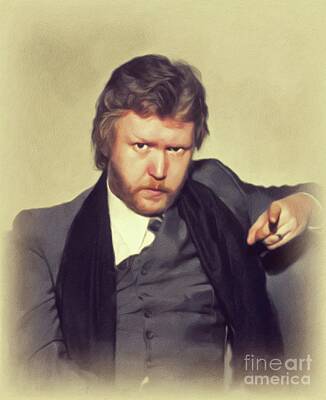 Musician Paintings - Harry Nilsson, Music Legend by Esoterica Art Agency