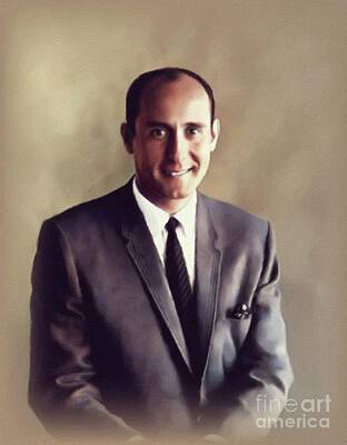 Musicians Paintings - Henry Mancini, Music Legend by Esoterica Art Agency
