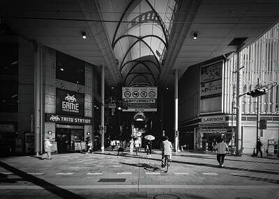 City Scenes Rights Managed Images - Hondori Shopping Area 2 Royalty-Free Image by Bill Chizek