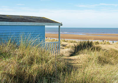 The Underwater Story Royalty Free Images - Hunstanton beach hut, Norfolk coast Royalty-Free Image by Chris Yaxley