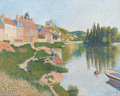 Royalty-Free and Rights-Managed Images - Les Andelys by Paul Signac by Mango Art