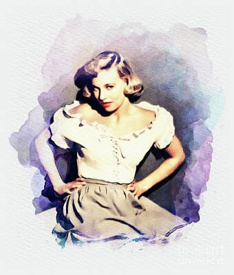 Fruit Photography - Lola Albright, Movie Legend by Esoterica Art Agency