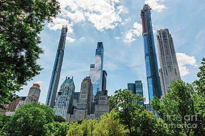 City Scenes Royalty-Free and Rights-Managed Images - Manhattan skyscrapers in New York City, the USA. by Michal Bednarek