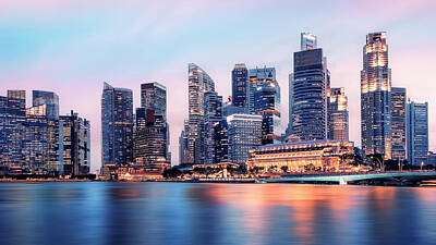 Royalty-Free and Rights-Managed Images - Marina Bay by Manjik Pictures