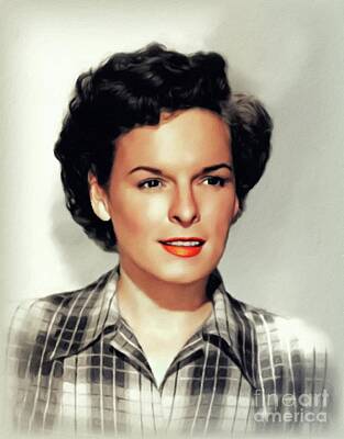 Recently Sold - Celebrities Royalty-Free and Rights-Managed Images - Mercedes McCambridge, Vintage Actress by Esoterica Art Agency