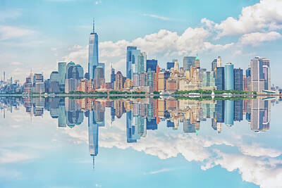 Cities Royalty-Free and Rights-Managed Images - New York Reflection by Manjik Pictures