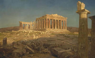 Royalty-Free and Rights-Managed Images - Parthenon by Frederic Edwin Church by Mango Art