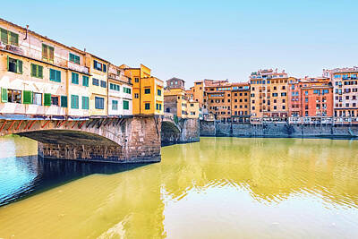 Royalty-Free and Rights-Managed Images - Ponte Vecchio Bridge by Manjik Pictures