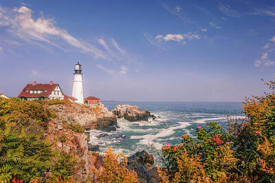 Royalty-Free and Rights-Managed Images - Portland Head Lighthouse by Andrew Soundarajan