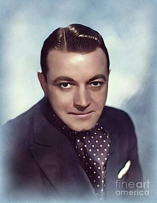 Actors Paintings - Richard Barthelmess, Actor by Esoterica Art Agency