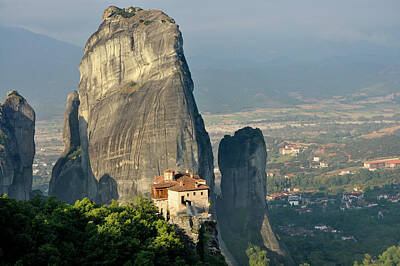 Abstract Male Faces - Rousano monastery at Meteora by Claudio Balducelli