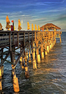 Shaken Or Stirred - Sunset on the Pier by George Taylor