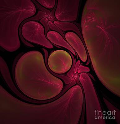 Surrealism Royalty Free Images - Surreal fractal with rounded shapes Royalty-Free Image by Beautiful Things