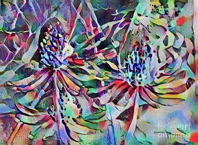 Surrealism - Thistles by Mindy Newman
