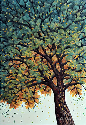 Impressionism Digital Art Royalty Free Images - Tree fantasy Royalty-Free Image by Sabantha