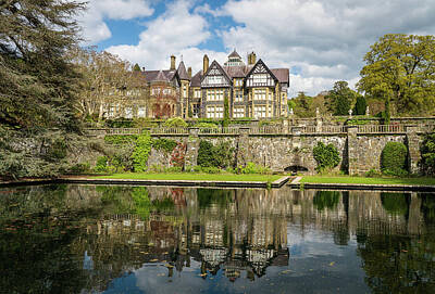 Colorful Instruments - View of the manor house at Bodnant Gardens in North Wales by Steven Heap