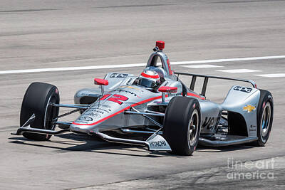 Sports Royalty Free Images - Will Power #12 Royalty-Free Image by Paul Quinn