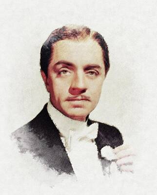 Actors Royalty Free Images - William Powell, Actor Royalty-Free Image by Esoterica Art Agency