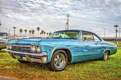 Auto Illustrations - 1965 Chevrolet Impala SuperSport Hardtop Coupe by Gestalt Imagery