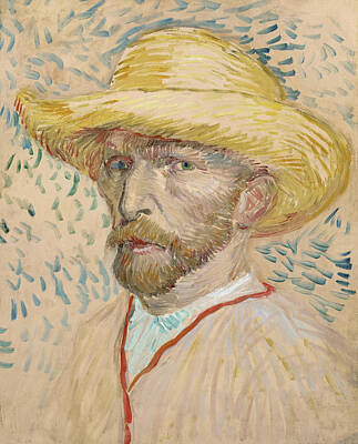 Royalty-Free and Rights-Managed Images - Self Portrait by Vincent Van Gogh  by Mango Art