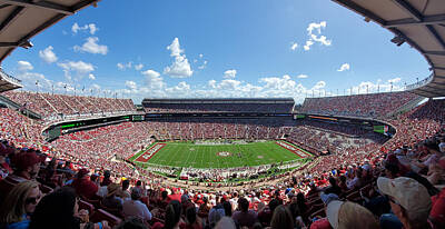 Modern Christmas Rights Managed Images - Panorama Bryant-Denny Stadium Royalty-Free Image by Kenny Glover