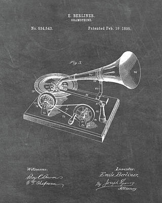 Musicians Mixed Media - US Patent Office Music Related Patent Print by US Patent Office