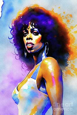 Jazz Royalty Free Images - Donna Summer, Music Legend Royalty-Free Image by Esoterica Art Agency