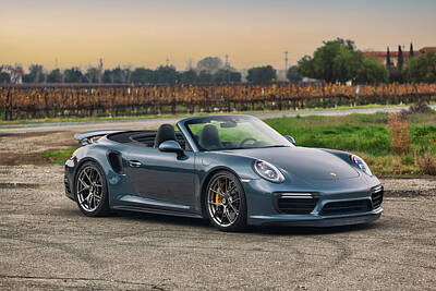Martini Rights Managed Images - #Porsche #911 #Turbo S #Cabriolet #Print Royalty-Free Image by ItzKirb Photography