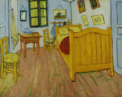 Royalty-Free and Rights-Managed Images - The bedroom by Vincent van Gogh by Mango Art