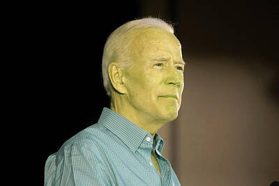Politicians Digital Art Royalty Free Images - Portrait of President Joe Biden by Gage Skidmore Royalty-Free Image by Celestial Images