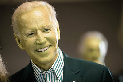 Portraits Digital Art - Portrait of President Joe Biden by Gage Skidmore by Celestial Images