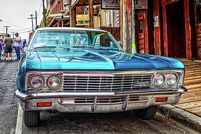 Vintage Ford - 1966 Chevrolet Impala Hardtop Coupe by Gestalt Imagery