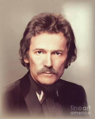Musician Rights Managed Images - Gordon Lightfoot, Music Legend Royalty-Free Image by Esoterica Art Agency